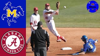 McNeese State vs Alabama Highlights Game 2  2021 College Baseball Highlights [upl. by Aile]