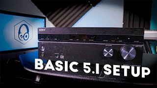 BASIC 51 SYSTEM SETUP  Home Theater Basics  Sony Klipsch [upl. by Iam]