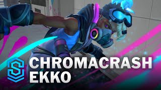 Chromacrash Ekko Wild Rift Skin Spotlight [upl. by Yuhas]