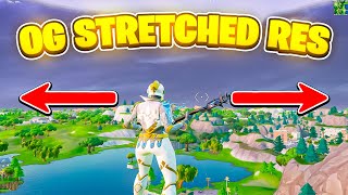 How To Get STRETCHED RESOLUTION in Fortnite on PC 🛠️ Best Fortnite OG Season Resolution [upl. by Ajnin]