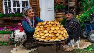 Beef Piroshki Homemade Stuffed Oven Buns [upl. by Sevik]