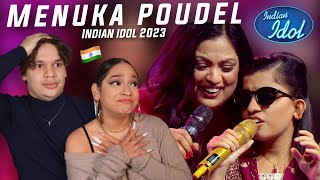 The Best Indian Idol Performance EVER Latinos React to Indian Idol Menuka Poudel amp Richa Sharma [upl. by Annayar981]