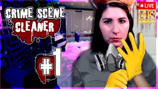 ðŸ”´LIVE EM 4KðŸ”´ LIMPANDO A CENA DO CRIME EM CRIMINAL SCENE CLEANER  GAMEPLAY EM PORTUGUÃŠS PTBR [upl. by Ayik]