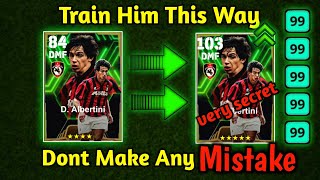 HOW TO TRAIN ALBERTINI IN EFOOTBALL 2024  ALBERTINI TRAINING IN EFOOTBALL ALBERTINI EFOOTBALL 2024 [upl. by Neerual78]