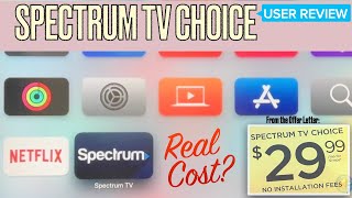 Spectrum TV Choice FULL Costs Review [upl. by Ydiarf]