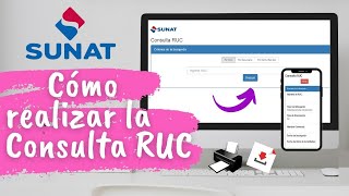 Cómo realizar la Consulta RUC SUNAT  Descarga o Imprime [upl. by Geesey]