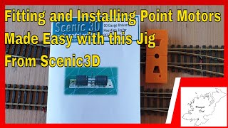 172 Fitting and Installing Point Motors made Easy with this Jig from Scenic3D [upl. by Alliscirp]