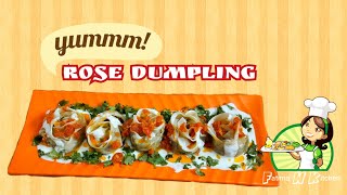 Rose Dumpling Recipe  dumpling food  dumpling filling recipe chicken  dumpling vegetarian [upl. by Bergman789]