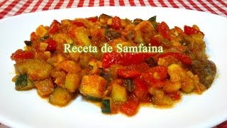 Receta de samfaina de verduras [upl. by Yeleak851]