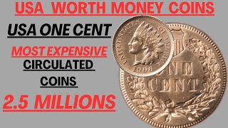 USA MILLIONS DOLLARS COIN  WATCH NOW WORTH MONEY ONE CENT A BIG UPDATE FOR SELLING [upl. by Horten]