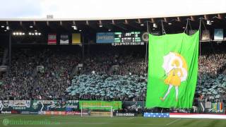 Portland Timbers 2013 Season Opener Tifo  3313 [upl. by Nareht]