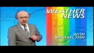 Embarrassing 80s  Michael Fish amp the Hurricane [upl. by Aerdnna11]