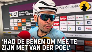 Gianni Vermeersch erg teleurgesteld “Had de benen om mee te zijn met Van der Poel” [upl. by Aelyk]