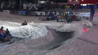 Snocross Round 12 Pro Highlights  Elk River MN Race 3 of 3 [upl. by Bartolomeo]