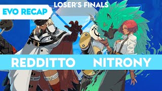 Guilty gear strive EVO Review Nitro VS Redditto [upl. by Sergei819]