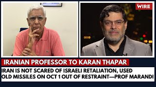 Iran is Not Scared of Israeli Retaliation Used Old Missiles on Oct 1 Out of Restraint—Prof Marandi [upl. by Malan]