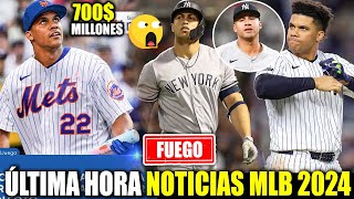 JUAN SOTO A LOS METS STANTON LE MANDA FUEGO A SOTO KERSHAW RECHAZA A DODGERS GLEYBER FUERA MLB [upl. by Er386]