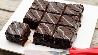 CHOCOLATE BROWNIES l EGGLESS amp WITHOUT OVEN [upl. by Oralie]