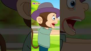 Bandar Mama Pahan Pajama l बंदर मामा l Hindi Rhymes For Children  Rhymes for Kids shorts [upl. by Akeit]