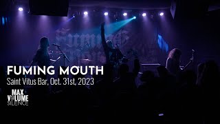 FUMING MOUTH live at Saint Vitus Bar Oct 31st 2023 FULL SET [upl. by Noteek]