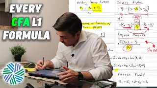 ALL CFA Level 1 Formulas to Pass  Tips to Learn Memorization Breakdown [upl. by Ahsia]