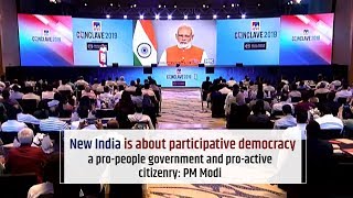 New India is about participative democracy a propeople government and proactive citizenry PM Modi [upl. by Noirred514]