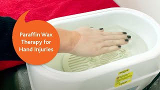 Paraffin Wax Therapy for Hand Injuries [upl. by Cyrillus]