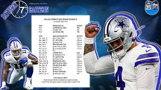 2324 Dallas Cowboys Schedule Release [upl. by Gehlbach]