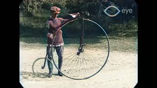 AI Colorized  1818 to 1890s Bicycle Models  DeOldify [upl. by Nabla]