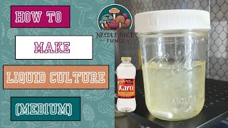 How to make liquid culture medium Mushroom cultivation [upl. by Betz93]