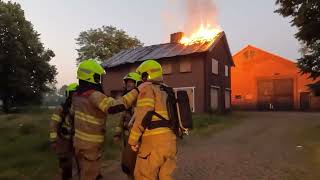 Compilatie brandstichtingen Lunteren  VOLUNTEERS DUTCH FIREFIGHTERS [upl. by Yeh702]