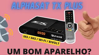 Receptor Barato Para 2 Antenas  Alphasat TX PLUS IKSSKS [upl. by Telrats]