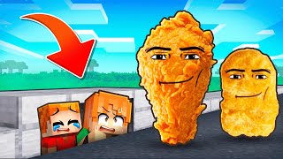 Jamais LA NUGGETS nous Trouvera dans cette CACHETTE sur Minecraft [upl. by Belier]