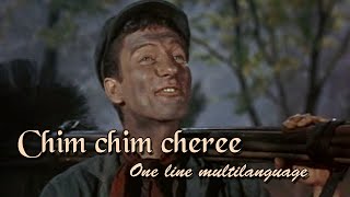 Chim Chim Cheree  One line multilanguage [upl. by Michaella]