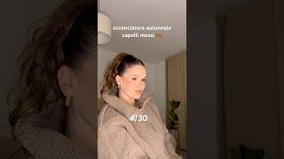 Acconciatura autunnale capelli mossi 430 capellimossi wavyhairstyle hairtutorial [upl. by Nylaret]