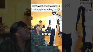 Kai got a bot 🤣 kaicenatclip robot funnyshorts shortsfunny kaicenatshorts [upl. by Nerrol]