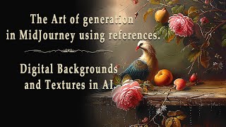 The Art of generation in MidJourney using references Digital Backgrounds and Textures in AI [upl. by Pine]