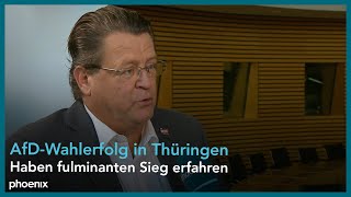 ThüringenWahl Stephan Brandner AfD zum Wahlgewinn seiner Partei  010924 [upl. by Rudich]