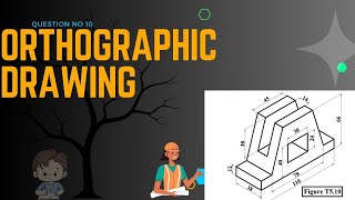 ORTHOGRAPHIC PROJECTION  T510  ENGINEERING DRAWING EngineeringStudios174 [upl. by Aidekal]