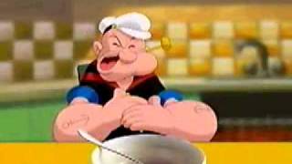 Scott Innes as the voice of Popeye for Cambell Soup [upl. by Onitsoga]