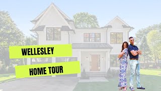 33M New Construction House Tour in Wellesley MA  34 Garrison Rd [upl. by Zurek]