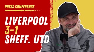 Liverpool 31 Sheffield United  Jurgen Klopp PostMatch Press Conference [upl. by Eolc44]