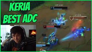 Keria Uses Kalista Ult To Steal Kill From Gumayusi [upl. by Conner]