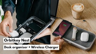 🔴 Orbitkey Nest  Desk organiser  Wireless Charger [upl. by Lesab]