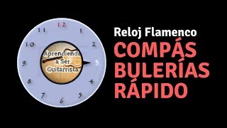 Metrónomo Flamenco Compás Bulerías Jerez al 6 [upl. by Hamaso182]