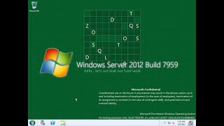 Taking a look at Windows Server 2012 Build 7959 [upl. by Drawe]