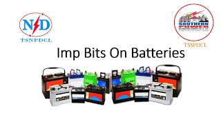 Imp Bits On Batteries for all exams in 2024in telugu [upl. by Notlim]