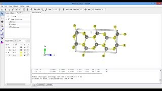 Hexagonal crystal structure with Vesta ZnS [upl. by Adnamor]