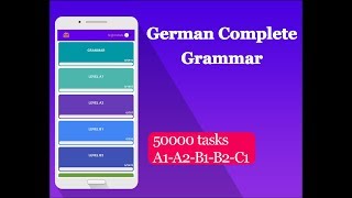 German Complete GrammarDeutsch Grammatik A1A2B1B2C1 [upl. by Leela]