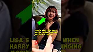 Lisas reaction to Harry Daniels singing MOONLIT FLOOR 😅 lisa moonlitfloor lisamanoban [upl. by Adnohral]